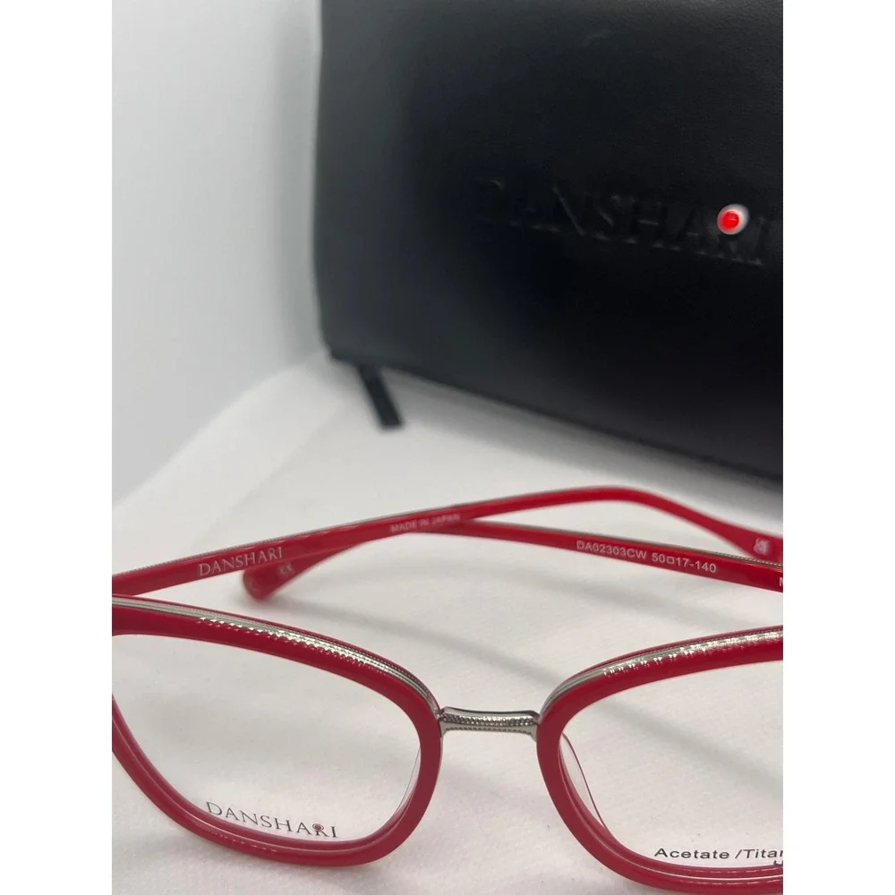 Danshari Maisie Red Cat Eye Eyeglasses Frames Japan Designer Glasses‎